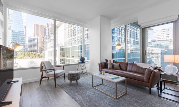 South Beach Apartment | Bright 2BR w/Gym, Rooftop, near Instagram & Facebook, by Blueground