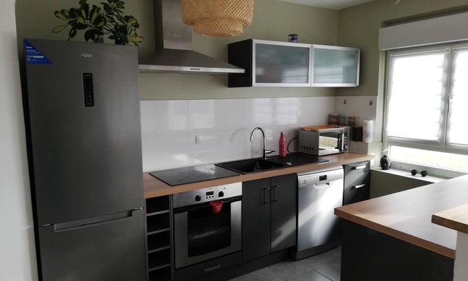 Blainville-sur-Orne Apartment | Bright apartment 10 min from the beach