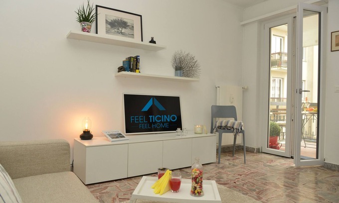 Paradiso Apartment | Bright Stunning Central Apartment In Front Of Lugano Lake