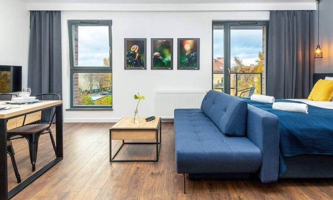 Zaspa Apartment | Browar Gdański 189 | Cozy Studio | Wrzeszcz