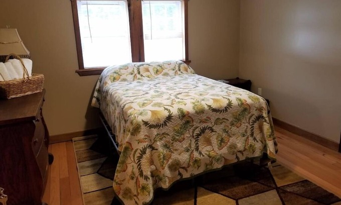 Bryson City Bed & Breakfast | "Buffalo" Guestroom at bed and breakfast on11 park-like acres
