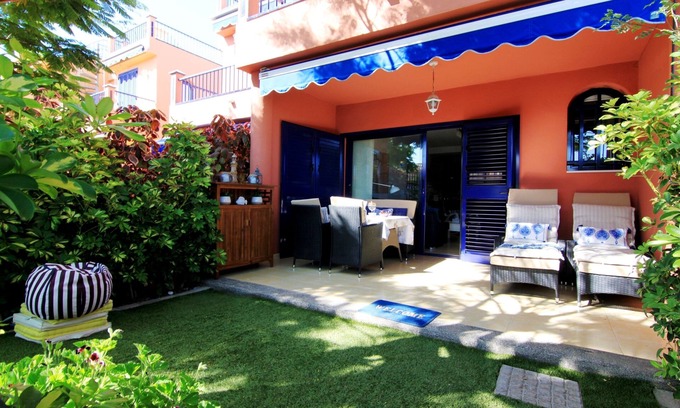 Costa Meloneras House | Bungalow in Meloneras area. Sea views. Direct access to Beach and Avenue.