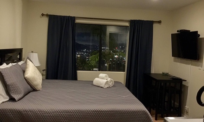 Burbank Apartment | Burbank Hills New Suite with City Light Views and access to Balcony!
