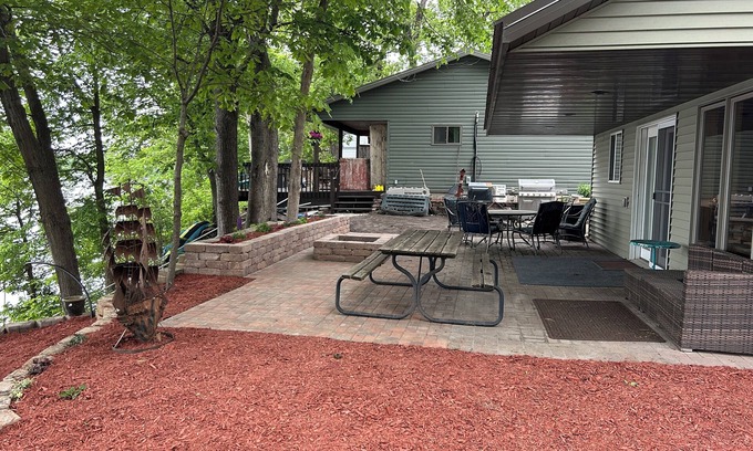 Waterville Cabin | Cabins overlooking the lake Sakatah, bordering the state trail