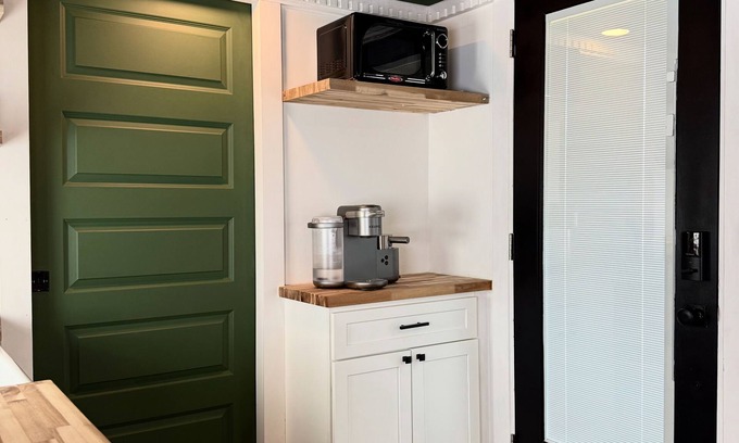Grimms Landing Cabin | Caboose Tiny Home in Frazier’s Bottom, WV