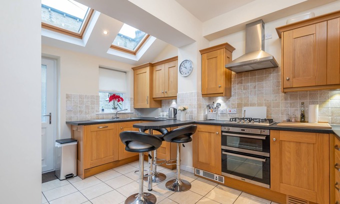 Wadsworth House | Calderdale Terraces, in the center of Hebden Bridge, on a quiet street