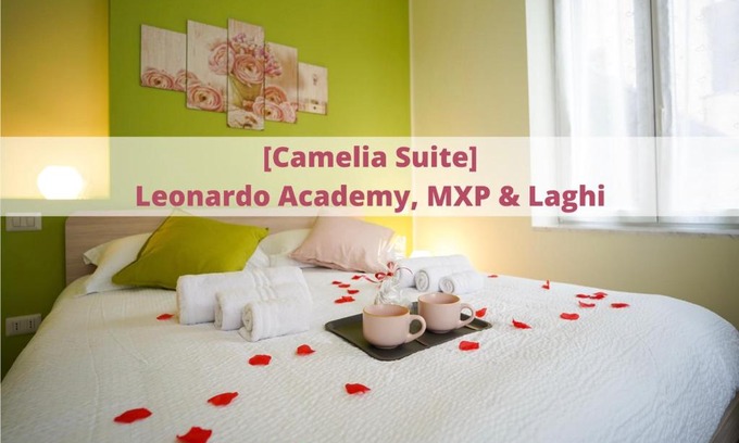 Sesto Calende Apartment | [Camelia Suite] Leonardo Academy, MXP & Lakes