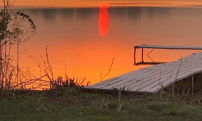 Salem Lakes House | Camp Lake Vacation Home with game room , fishing boat and paddleboat included!