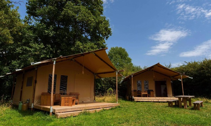 Vittel House | Camping de Vittel* - Slow Lodge 3 rooms 5 people Without Sanitary facilities