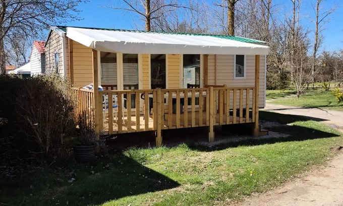Recoules-Previnquieres House | Camping Le Plô * - Mobile home 4 people