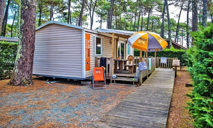 Messanges House | Camping Le Vieux Port* - Resasol mobile home PMR 2 bedrooms 4/6 people
