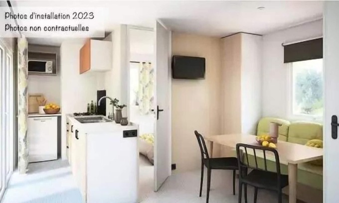 Rocamadour House | Camping Les Cigales*** - New Family 3 room apartment for 4 people with air conditioning