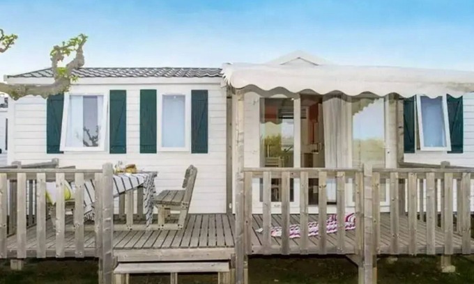 Carry-le-Rouet House | Camping Lou Souleï * - Comfort Mobile Home 4 Rooms 6 People Air Conditioned + TV