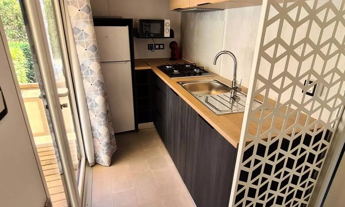 Valensole House | Camping Oxygène * - Mobile Home Arizona Standard. 4 rooms 6 people Air-conditioned