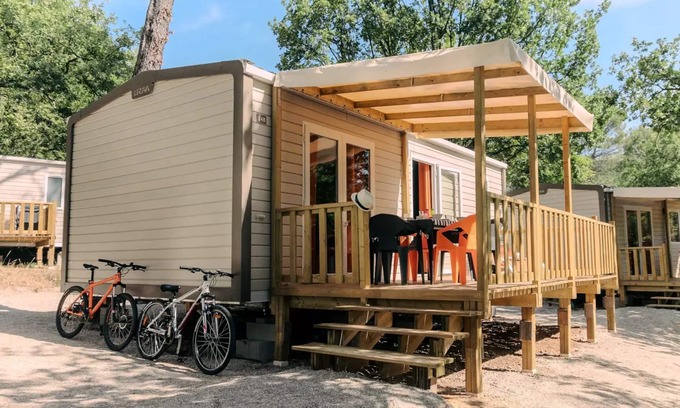 Callas House | Campsite Domaine Villa Verde * - Mobile home VILLA - 2 bedrooms - Television - air-conditioned - Model 2024 5 people