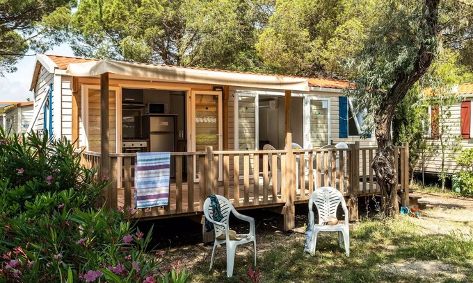 Saint-Avit-de-Vialard House | Campsite Saint Avit Loisirs* - 3-room Comfort mobile home for 4/6 people with air conditioning