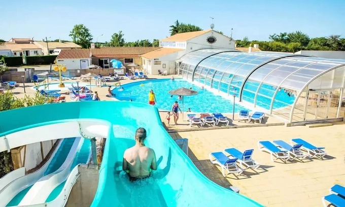 Givrand House | Campsite Le Domaine de Beaulieu* - Mobile home Caribbean TV 3 Rooms 4/5 People