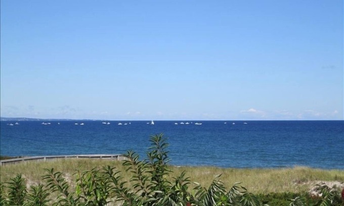 East Sandwich Cottage | Cape Cod Dune Cottage Spectacular Ocean Views, over the dune to a private beach