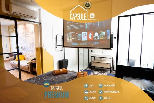 Valenciennes Apartment | Capsule Premium balnéo & home cinema