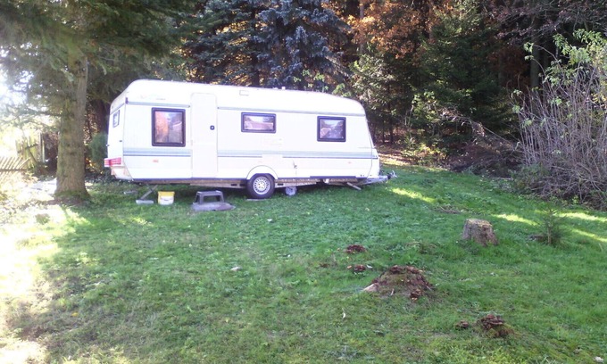 Gornsdorf House | Caravan right on the edge of the forest ...