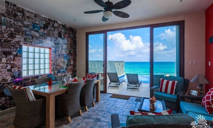 Centro - Supmza 001 House | ★Caribbean front luxury with HEATED salt water infinity pool★ 5 min to town