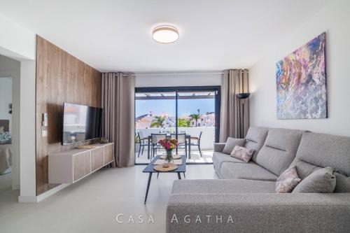 Complejo turistico Amarilla Golf Apartment | CASA AGATHA - 3 terraces, AC, tv channels, 2 bedrooms & bathrooms, heated pool