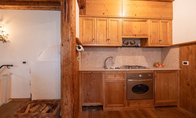 San Vito di Cadore Apartment | Casa Belvedere 1 with Dolomites view