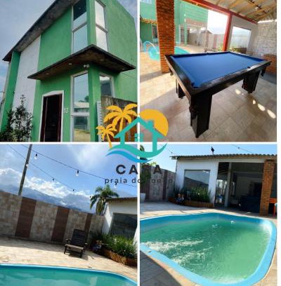 Palhoca House | Casa com piscina próximo à praia