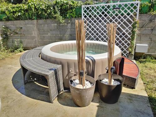 Gondomar Apartment | Casa con piscina y jacuzzi