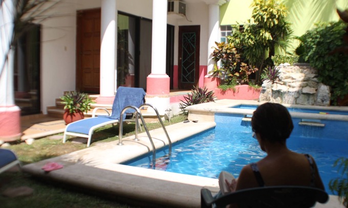 Colonos Cuzamil Villa | Casa Mambo-Private Villa with dipping pool and veranda