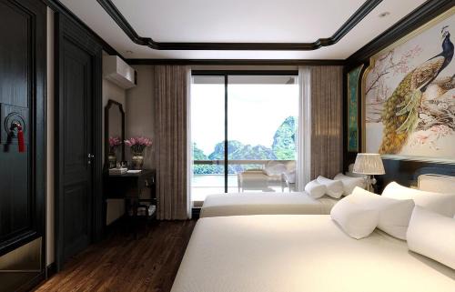 Cat Hai Boat Rental | Cat Ba Bonita Cruise Lan Ha Bay with Private Balcony Suite and Bathtub