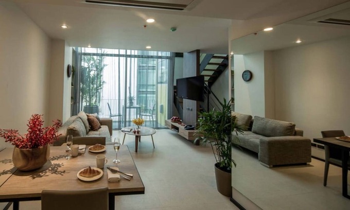 Pathumwan Apartment | center&shoppings area hidden modern high quality duplex wofi bts siam