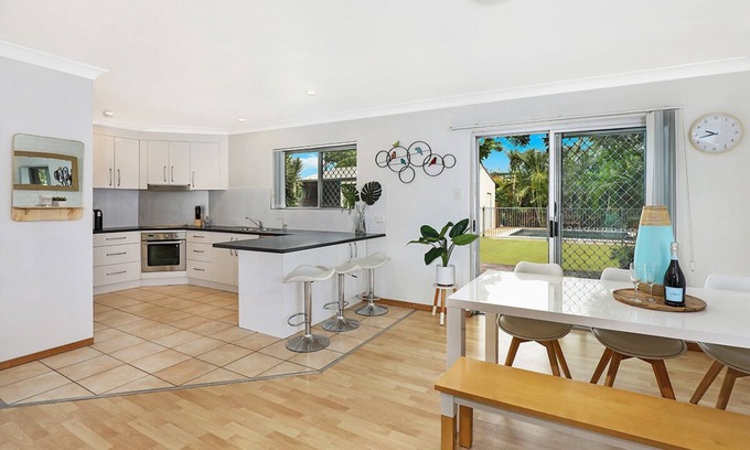 Minyama House | Central Mooloolaba Beach House with 1 bedroom unit attached. .
