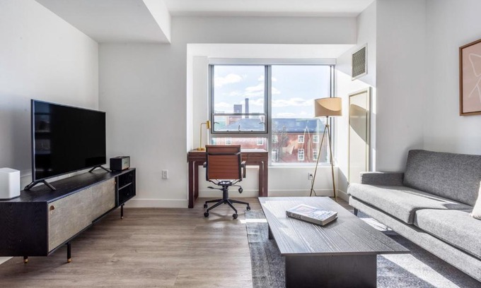 Central Square Apartment | Central Sq Studio w Gym Doorman WD Roof BOS-313