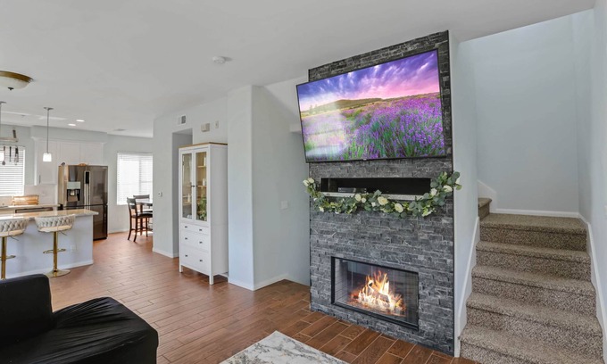 Linda Vista Condo | Central Townhouse, 3 Bed, Garage- W/D- HVAC