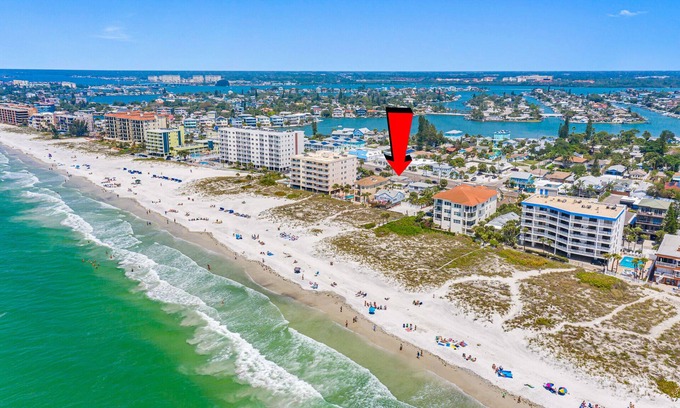 Madeira Beach House | Centrally-located Beach House with direct access to a secluded beach!