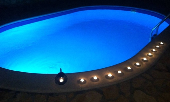 Cesarica Apartment | Cesarica, Karlobag, Kvarner, Apartment Cesarica with pool and garden