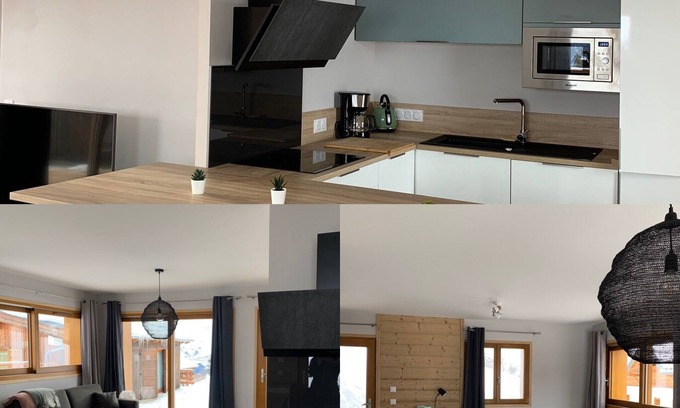 La Toussuire Ski Chalet | Chalet 'La Suite Du Skilodge' with Balcony and Wi-Fi