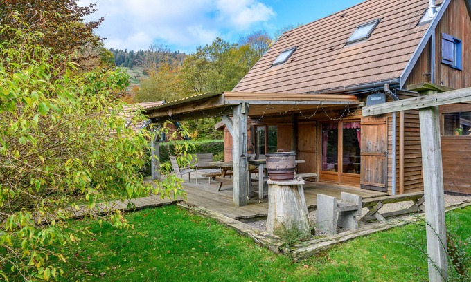 Saint-Maurice-sur-Moselle Ski Chalet | Chalet "Myrtilles" with Mountain View, Private Terrace and Wi-Fi