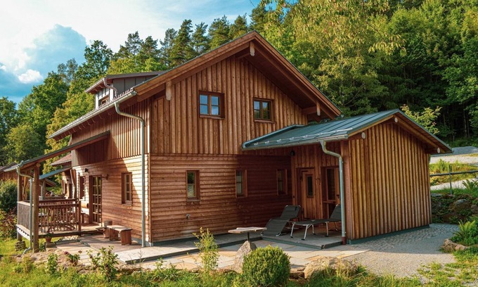 Geiersthal Apartment | "chalet am Wald" - Großes Ferienhaus mit Eigener Sauna und Panoramablick