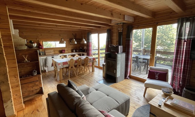 Enchastrayes Ski Chalet | Chalet au Sauze à 3 min des Pistes