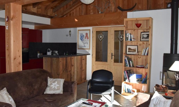 Pralognan-la-Vanoise Ski Chalet | Chalet chaleureux 10 pers, près des pistes, Pralognan-la-Vanoise - FR-1-464-168