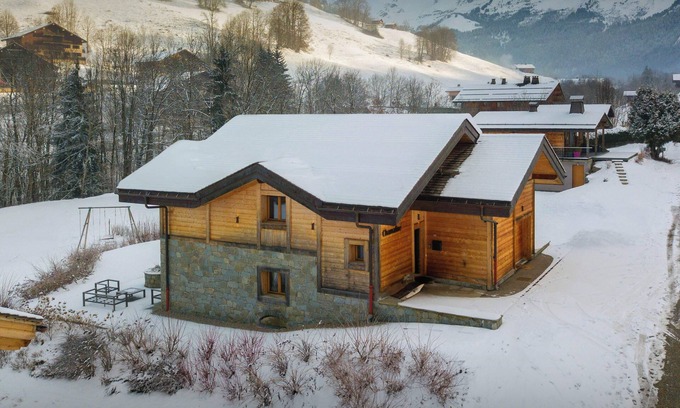 Le Grand-Bornand Ski Chalet | Chalet Chamaline - stylish ski chalet for 8 with spa - OVO Network