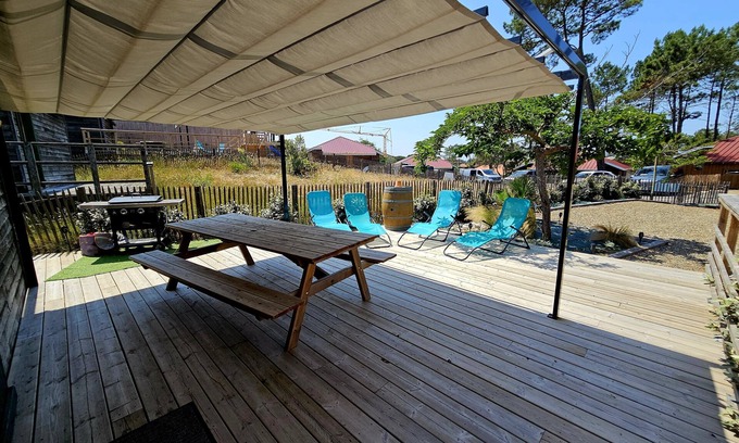 Mimizan-Plage Ski Chalet | Chalet en Pleine Nature 300 Mètres des Plages