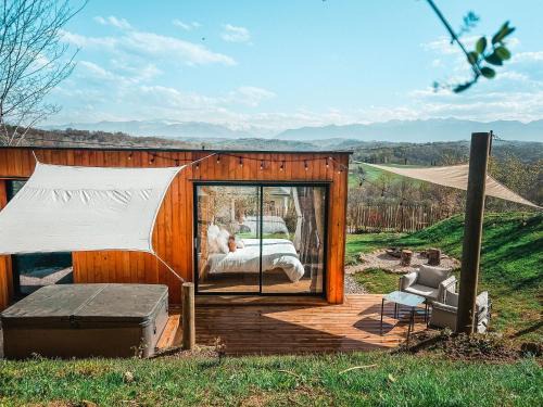 Lasseube Ski Chalet | Chalet insolite - SPA - Vue Pyrénées - Brasero