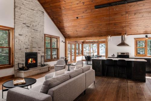 Saint-Faustin-Lac-Carre Ski Chalet | Chalet La Canopée -familial par excellence MontBlanc