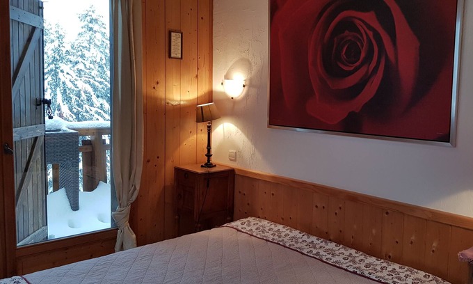 Cohennoz Ski Chalet | Chalet la Tulipe 150m2 of living space, 4 bedrooms 10/12 people