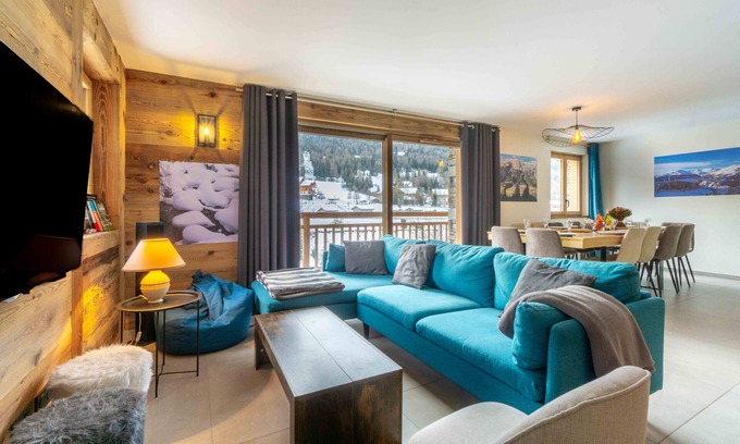 Val Cenis Apartment | 'Chalet Pramaria - Apt L'Arcelle' with Mountain View, Wi-Fi and Air Conditioning