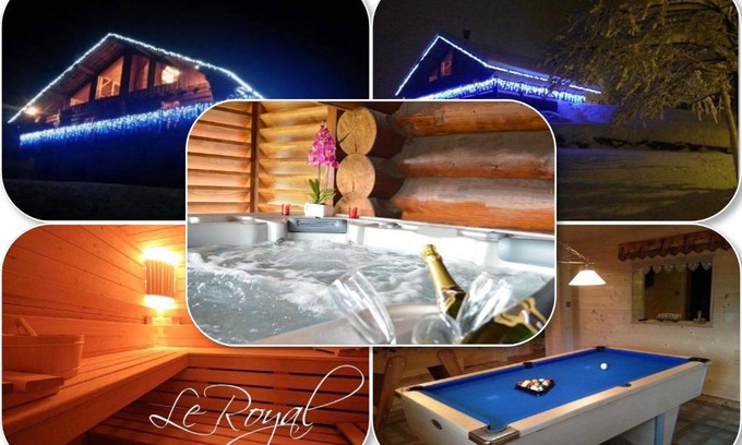 La Bresse Ski Chalet | Chalet SPA Le Royal Nathalie MN La rouge