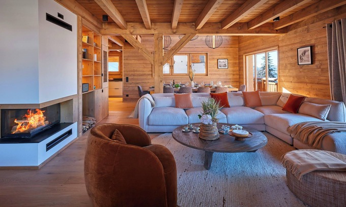 Crest-Voland Ski Chalet | Chalet Touva - wellness and luxury stay in the Alps for 13 - OVO Network